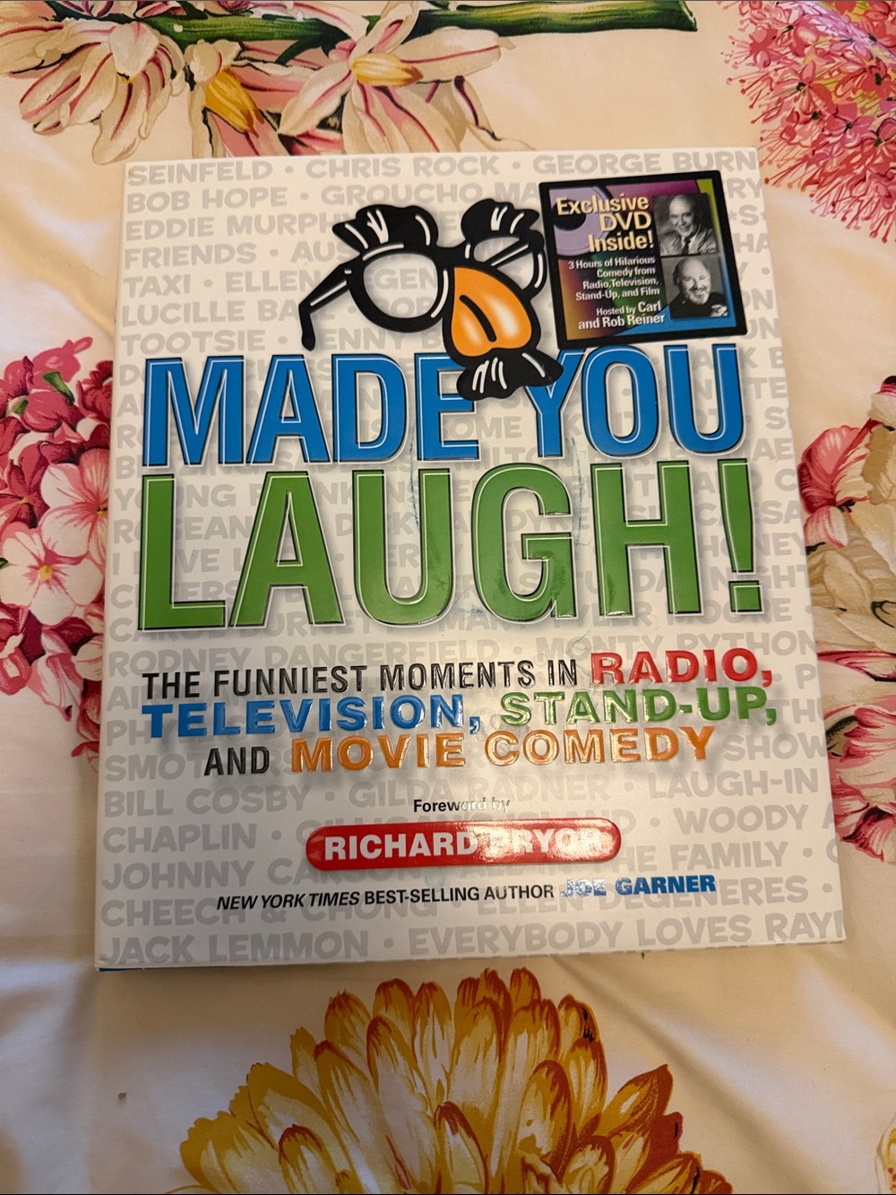 Made You Laugh! Hardcover Comedy Book - Blue & Green Title